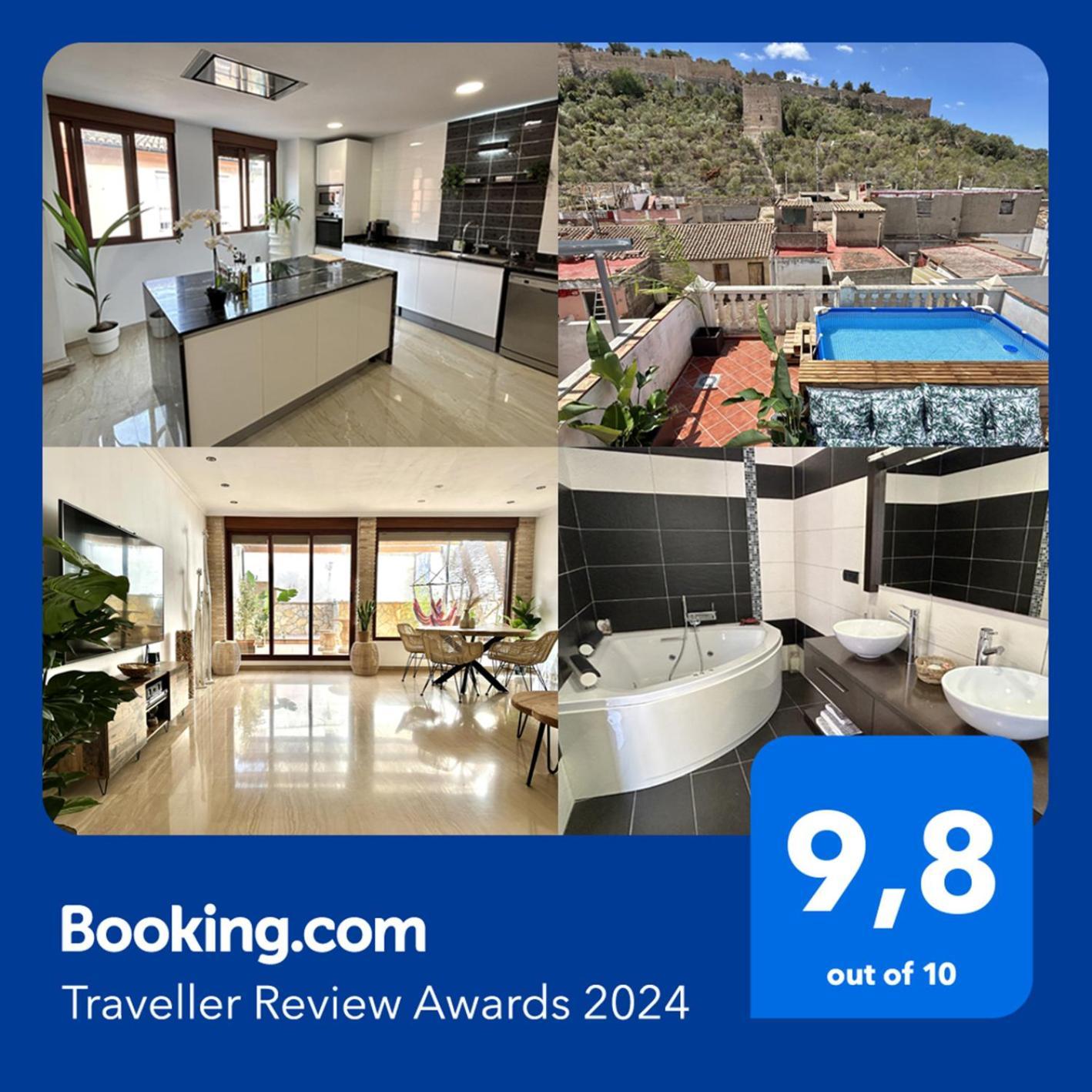 Casa Con Jacuzzi Y Piscina Con Vistas Al Castillo Corbera de Alcira Εξωτερικό φωτογραφία